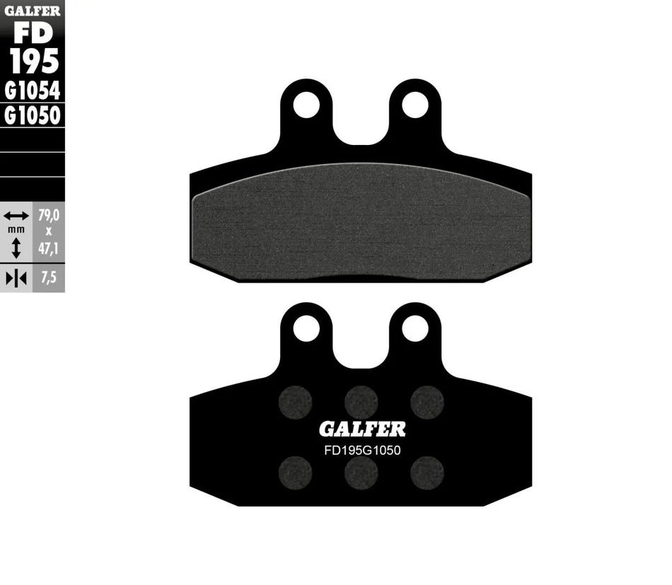 Galfer Sintered Metal Front Brake Pads FD195G1054