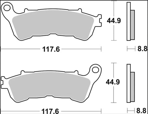 Brembo Ceramic Front Brake Pads 07063