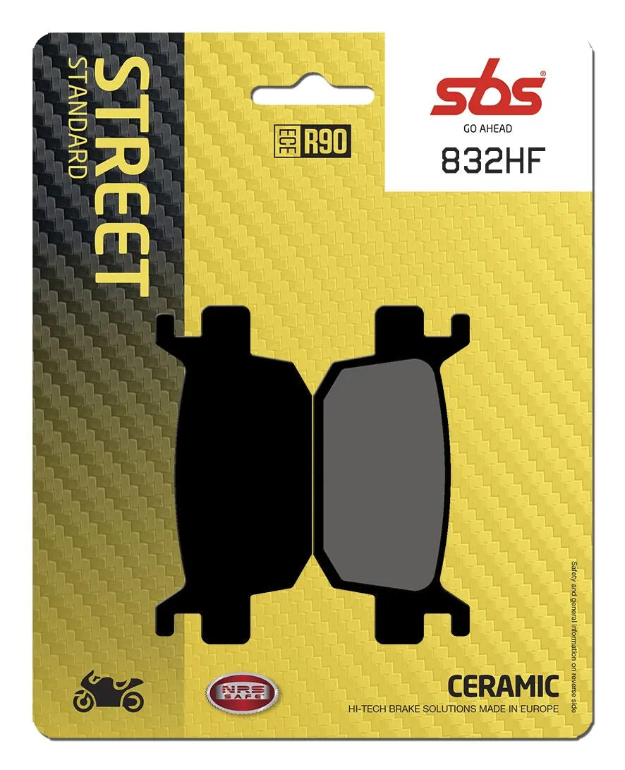 SBS Organic Rear Brake Pads 832HF