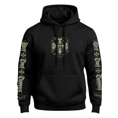 West Coast Choppers Gangscript Hoodie Black