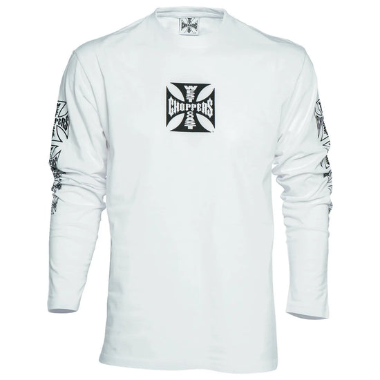 West Coast Choppers OG Cross Long Sleeve T-Shirt White