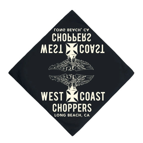 West Coast Choppers Eagle Bandana Black