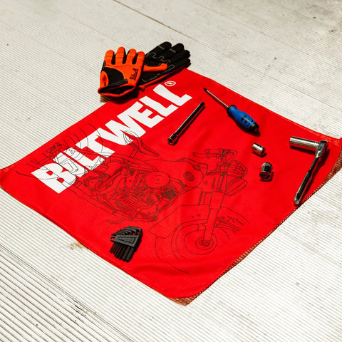 Biltwell Pan Bandana Red