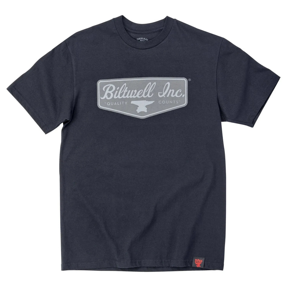 Biltwell Grey Shield T-Shirt Black