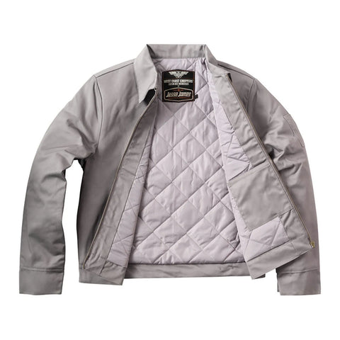 West Coast Choppers OG Lined Work Jacket Silver Grey