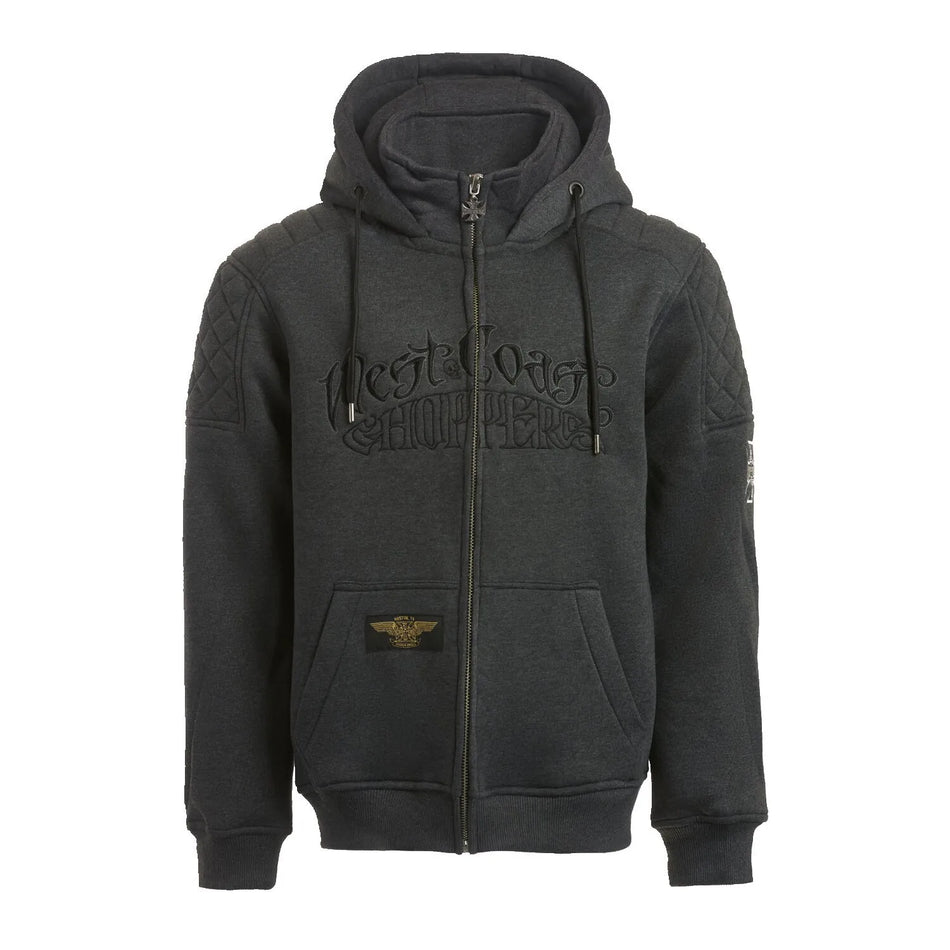 West Coast Choppers Choppers Por Vida Zip Hoodie Grey