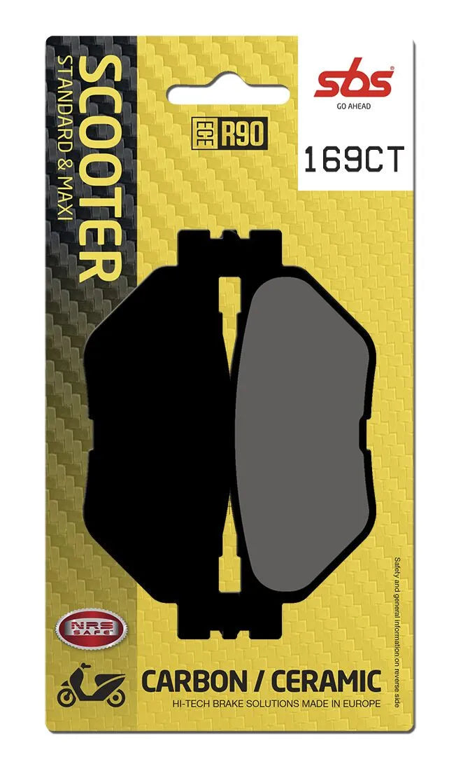 SBS Organic Rear Brake Pads 169CT