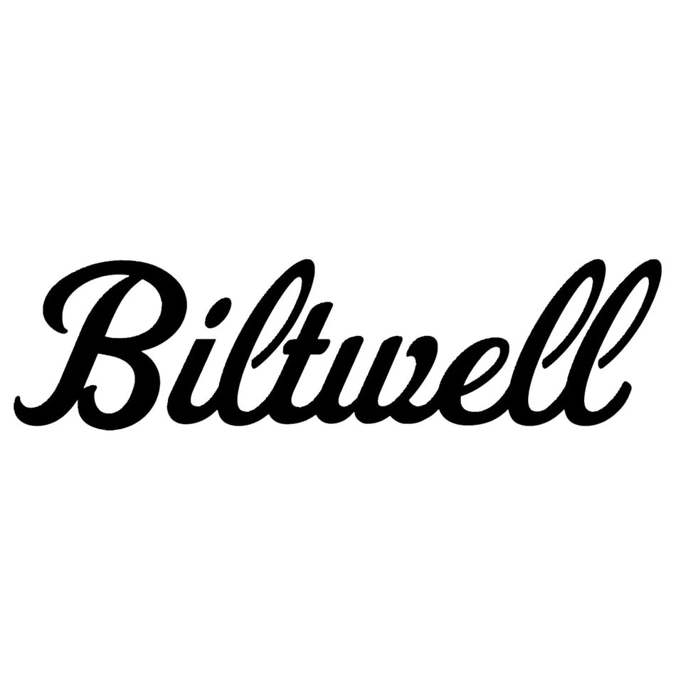 Biltwell Script Sticker Black 12"