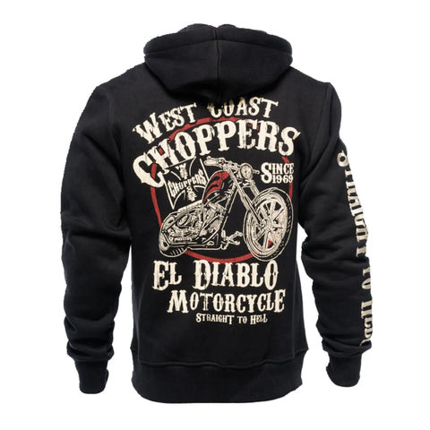 West Coast Choppers El Diablo Zip Hoodie Black