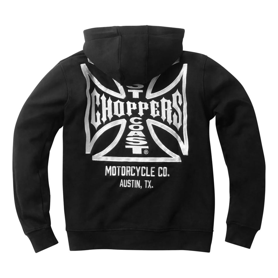 West Coast Choppers Dominator Zip Hoodie Black