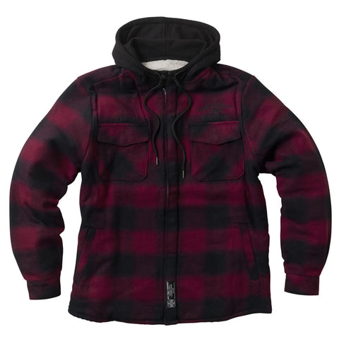 West Coast Choppers Hell Bent Flannel Jacket Red/Black