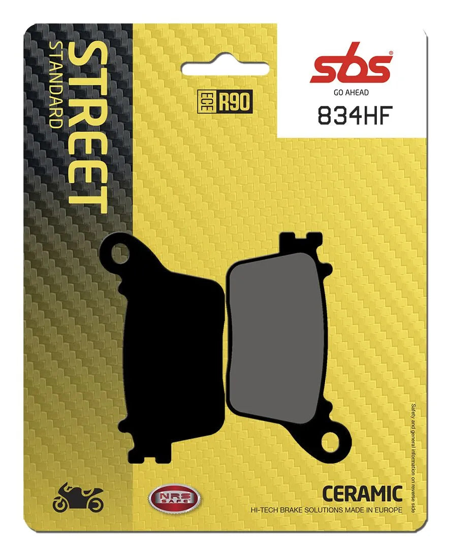 SBS Organic Rear Brake Pads 834HF