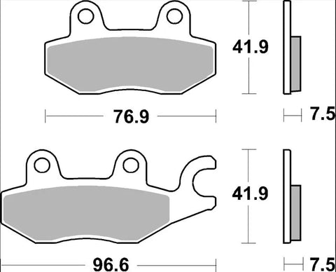 Brembo Sintered Metal Front Brake Pads 07KA31SA