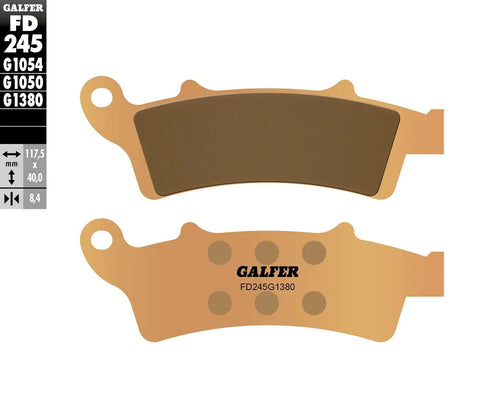 Galfer Sintered Metal Front Brake Pads FD245G1380