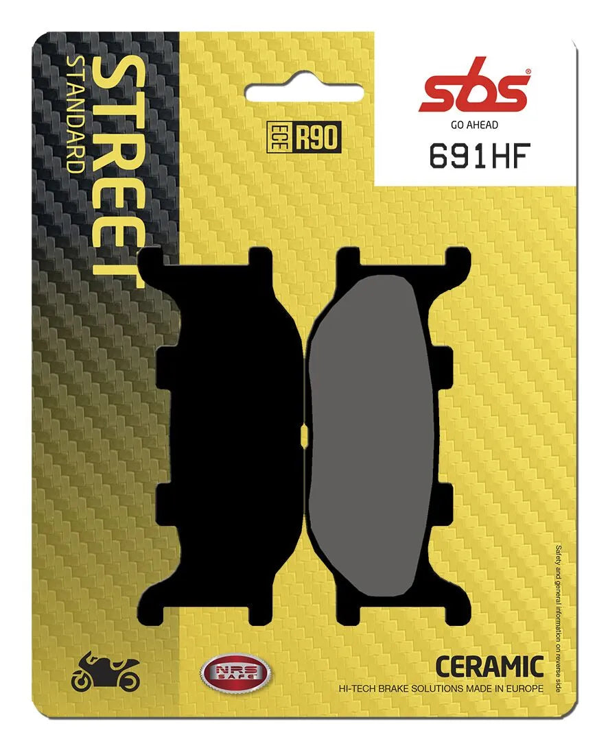 SBS Organic Front Brake Pads 691HF