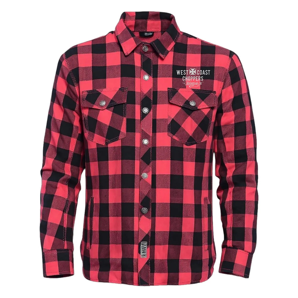 West Coast Choppers Motorcycle Co. Riding Shirt Red/Black