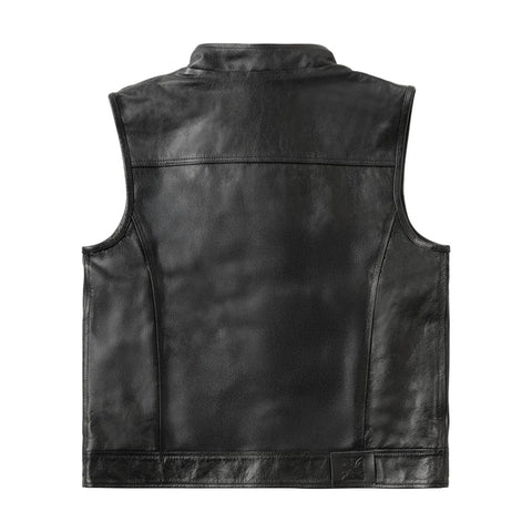West Coast Choppers x 13 1/2 Dominator Leather Riding Vest