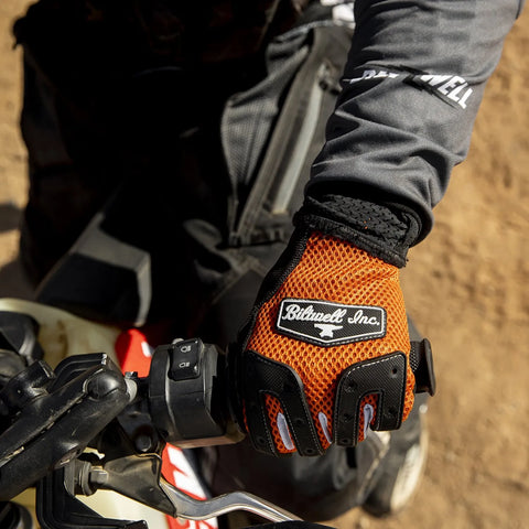 Biltwell Anza Gloves Orange/Black