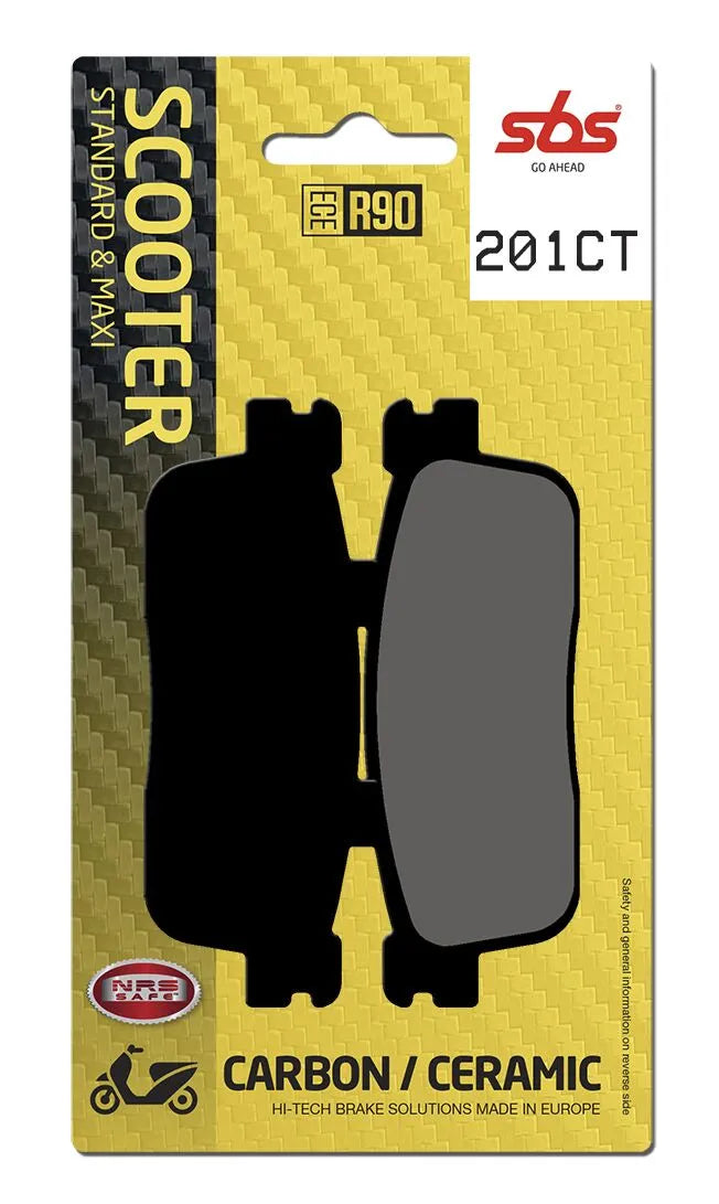 SBS Organic Rear Brake Pads 201CT