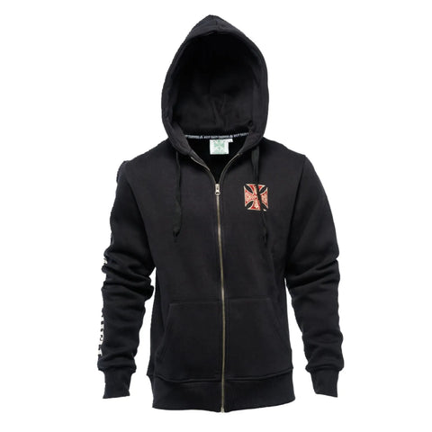 West Coast Choppers El Diablo Zip Hoodie Black