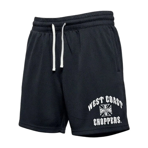West Coast Choppers Iron Mesh Shorts Black