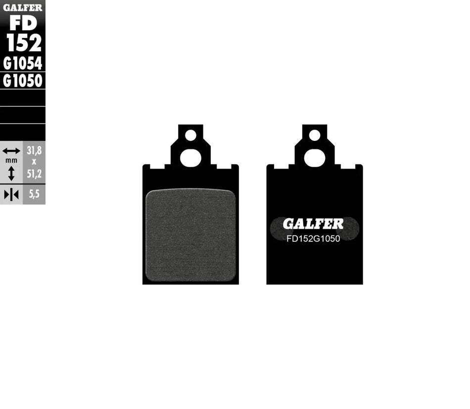 Galfer Organic Front Brake Pads FD152G1050