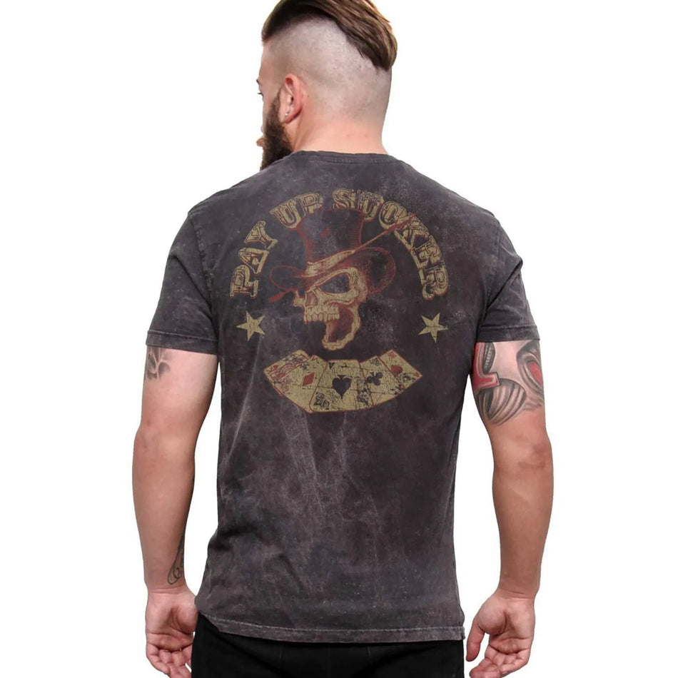 West Coast Choppers Pay Up Sucker T-Shirt Vintage Black