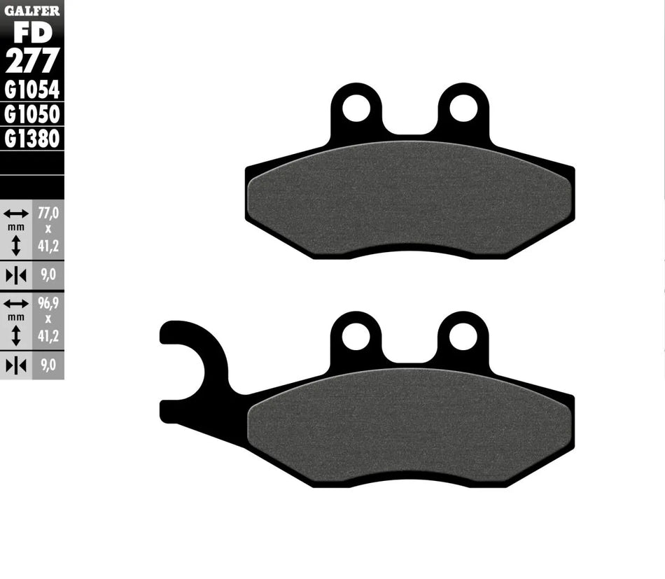 Galfer Sintered Metal Front & Rear Brake Pads FD277G1054