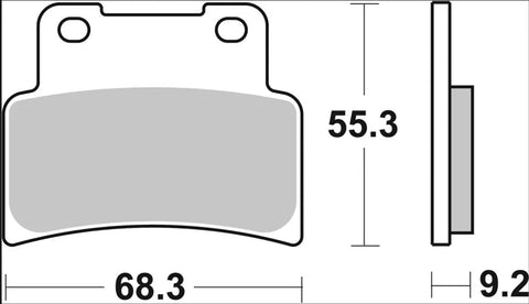 Brembo Ceramic Front Brake Pads 07GR7707