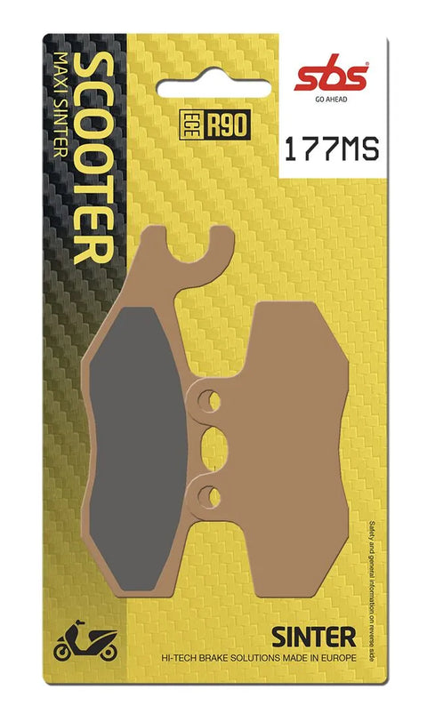 SBS Sintered Metal Front & Rear Brake Pads 177MS