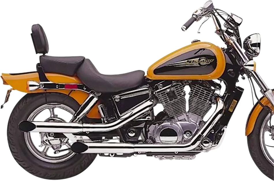 Cobra Slip-on Mufflers Chrome with Slash Cut Tip (1170SC)