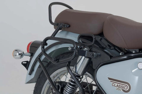 SW-Motech Legend Gear LC2 Side Bag System Black Edition — Royal Enfield Classic