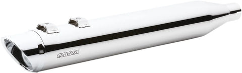 Cobra 3-3/4" Round Slip-on Mufflers Chrome