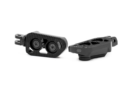 Gilles Tooling Tour-X Touring Motorcycle Rider Footpegs Black (RGK-350-UF37-SET-B)