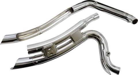 Cobra Speedster Shorts Swept Exhaust Chrome with PowerPort