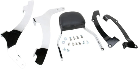 Cobra Mini Square Sissy Bar Chrome with Pad (02-4636)