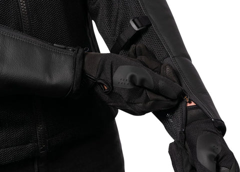 ICON Mesh AF CE Leather Jacket Black