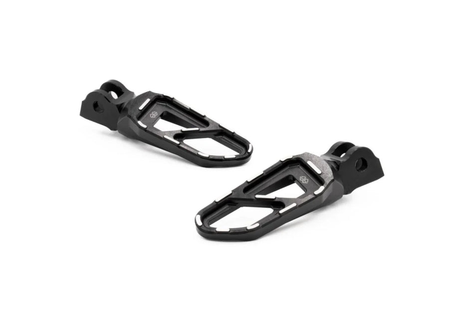 Gilles Tooling Urban-Pro Motorcycle Rider Footpegs Black