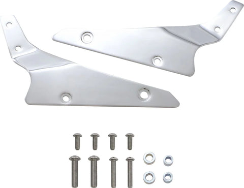Cobra Short Round Sissy Bar Chrome with Pad (02-8650)