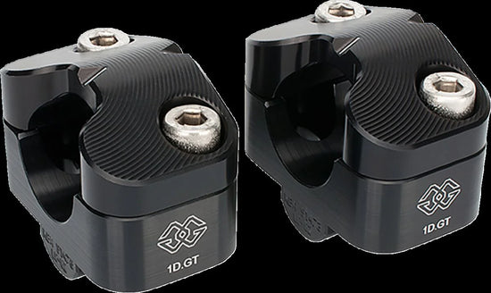 Gilles Tooling 1DGT Motorcycle Handlebar Risers Black (1DGT-01)