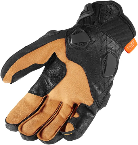ICON Hypersport Short Gloves Black