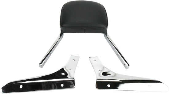 Cobra Mini Square Sissy Bar Chrome with Pad (02-4962)