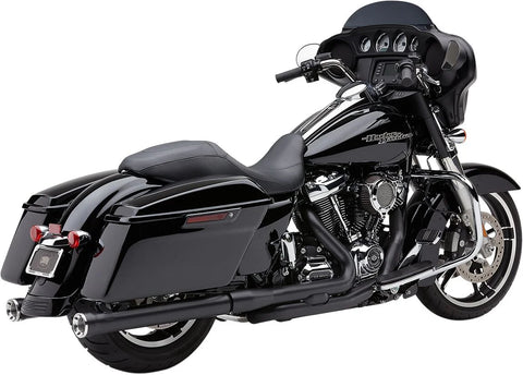 Cobra 3" Slip-on Mufflers Black with Race-Pro Tips