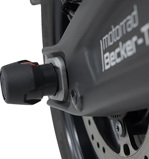 SW-Motech Rear Axle Slider Set Black Triumph Trident 660