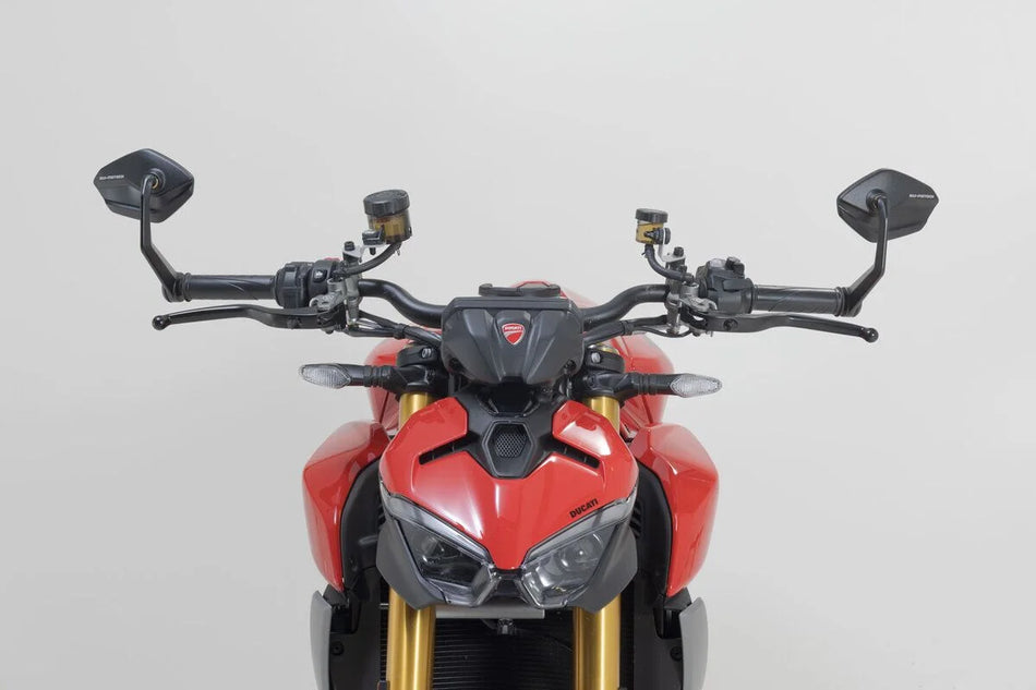 SW-Motech Bar End Mirrors — Multi-Fit
