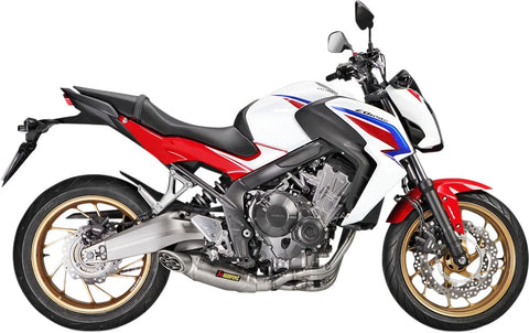 Akrapovic Racing Line Complete System Stainless Steel & Titanium Honda CB 650 F / CBR F