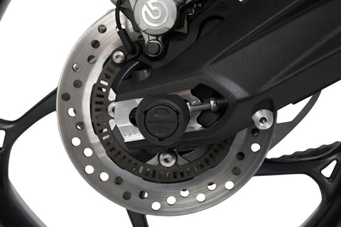 SW-Motech Rear Axle Slider Set Black Yamaha MT-09/Tracer, XSR900/Abar