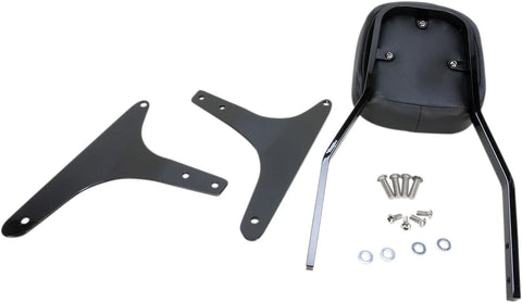 Cobra 17" Standard Square Sissy Bar Black (602-1151B)