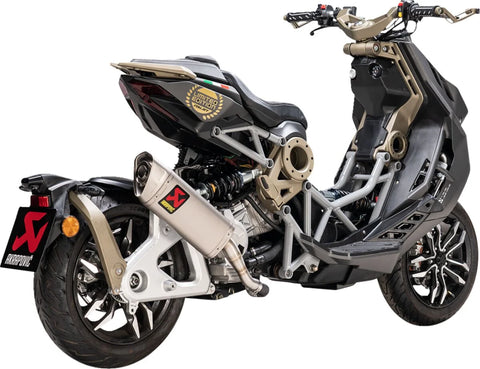 Akrapovic Slip-on Line Muffler Titanium Italjet Dragster