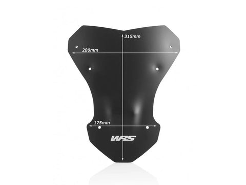 WRS Sport Windscreen Matt Black (HO006NO)